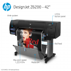 HP DesignJet Z6200 Large Format Photo Printer - 42